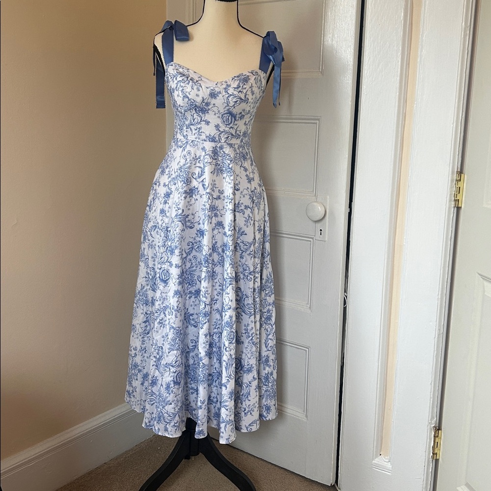 Altar’d State Rosella Floral Ribbon Dress NWT